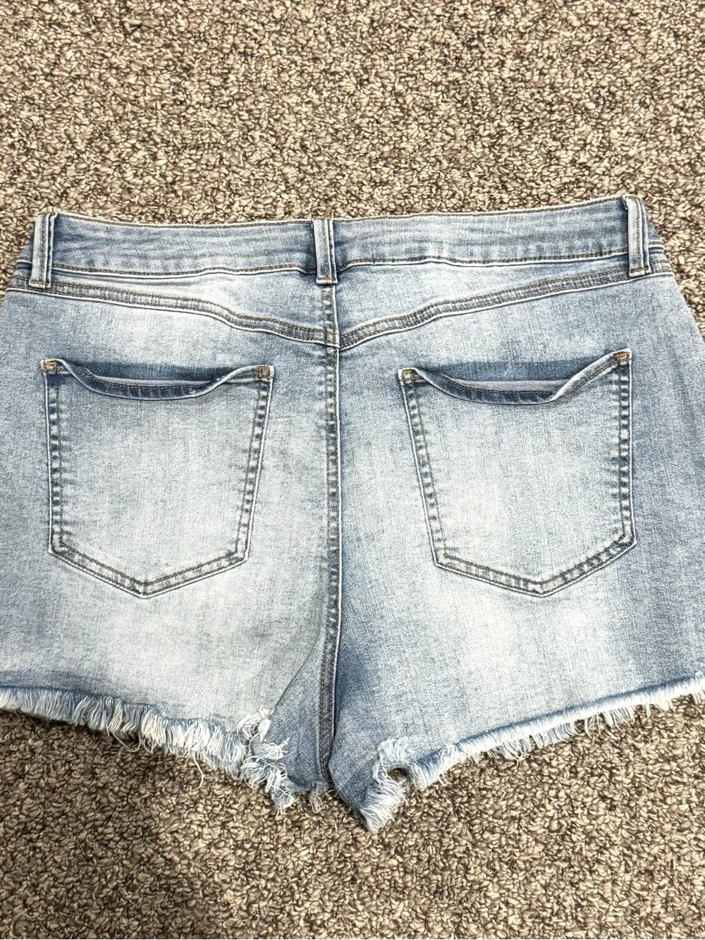 Rewash Light Blue Denim Jeans with Contrast Stitching